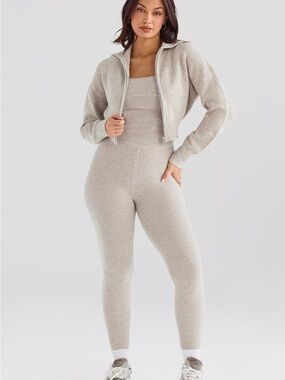 House of CB Sydney ribbed knit Leggings in Opal